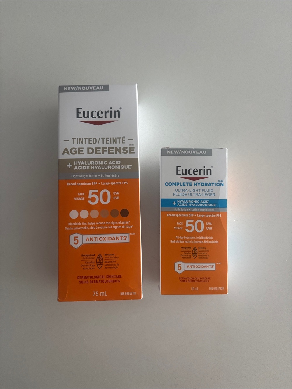 Eucerin Tinted Age Defense SPF 50 Face Sunscreen - Orange